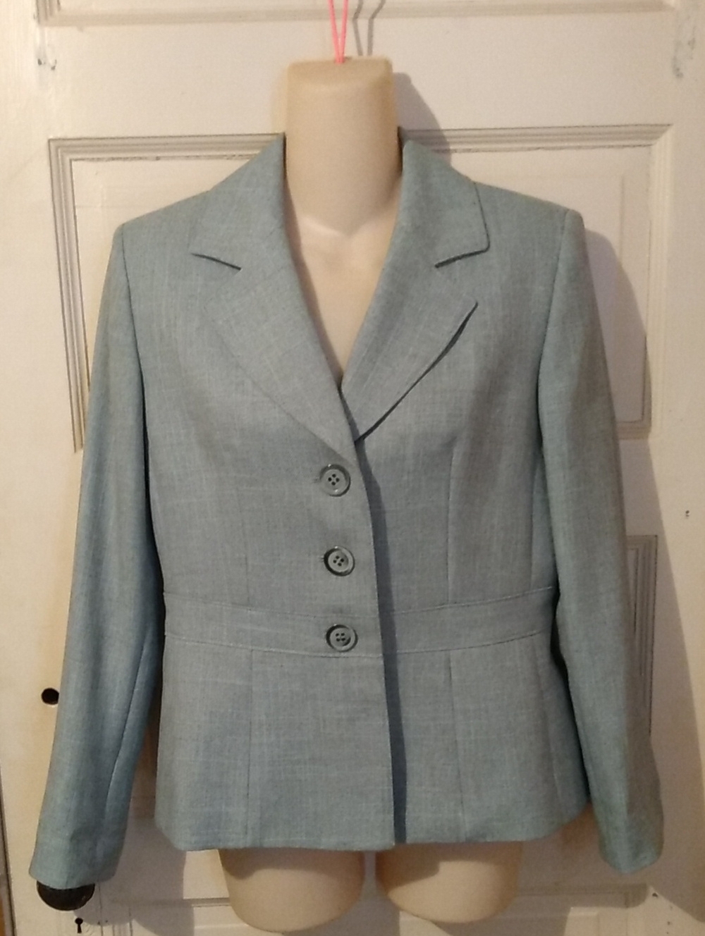 Fitted Light Jade Mint  Green Blazer Professional Sales